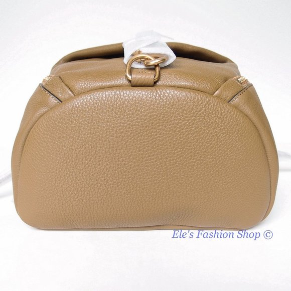 ❤️ NWT Rebecca Minkoff Julian Large Leather Backpack MILITARY Brown AUTHENTIC main image 5